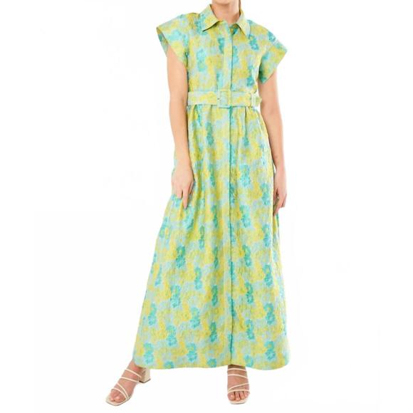 NEW ABBEY GLASS harper gown in sunflower - Picture 1 of 4